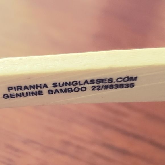 Piranha Bamboo sun glasses NWT UNISEX - Picture 5 of 10